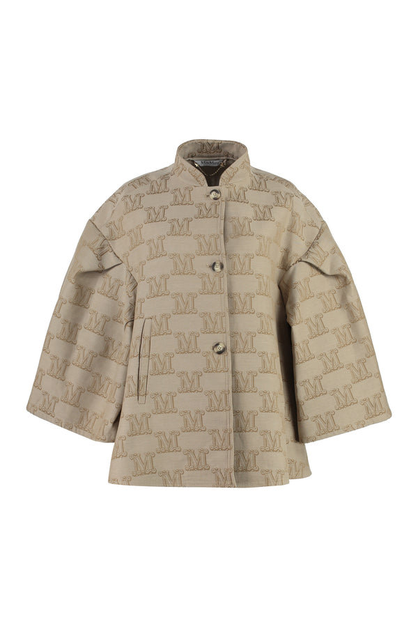 Cotton cape coat-0